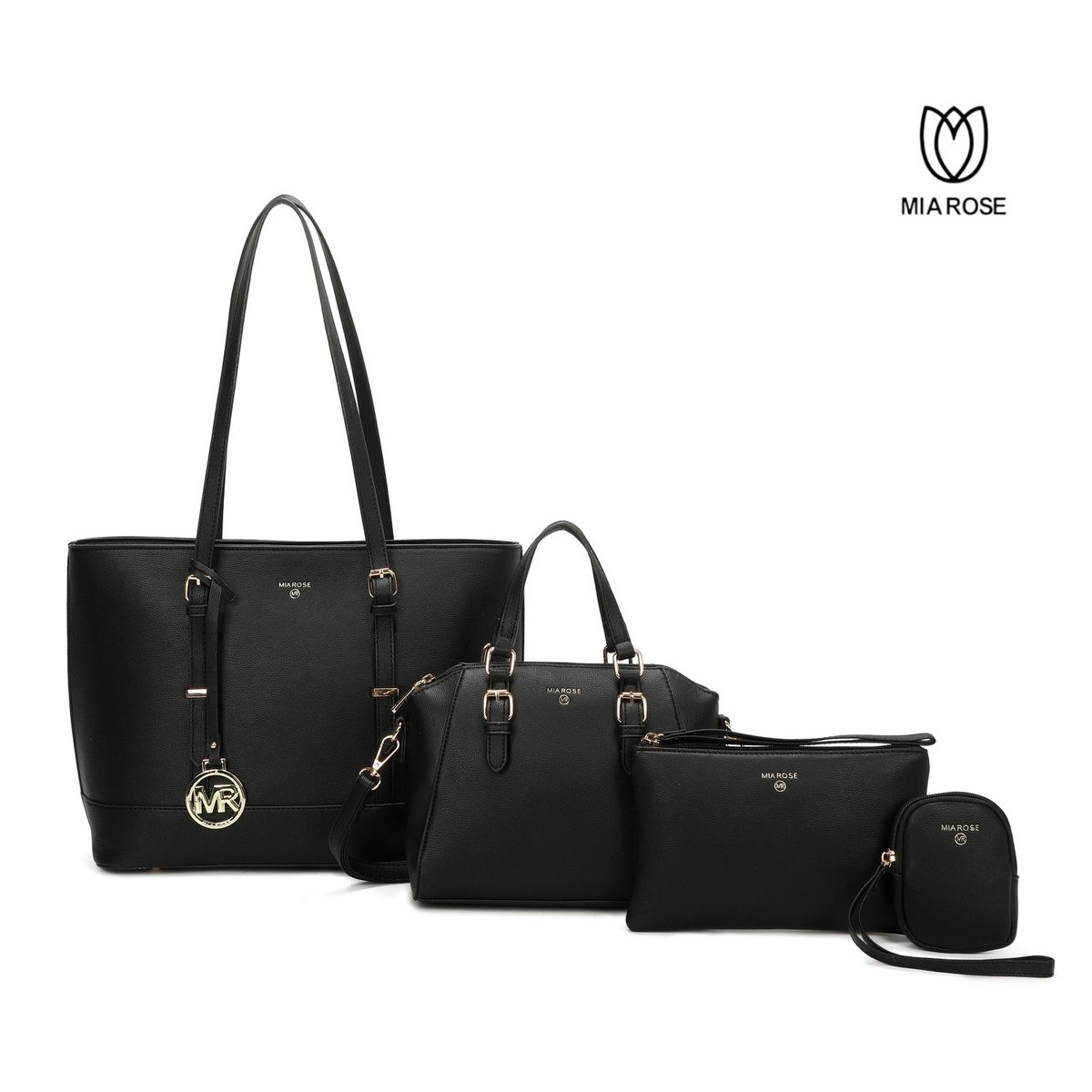 MIA ROSE - SET DE CARTERAS BELISA PARA MUJER- MIA ROSE 4 PZS