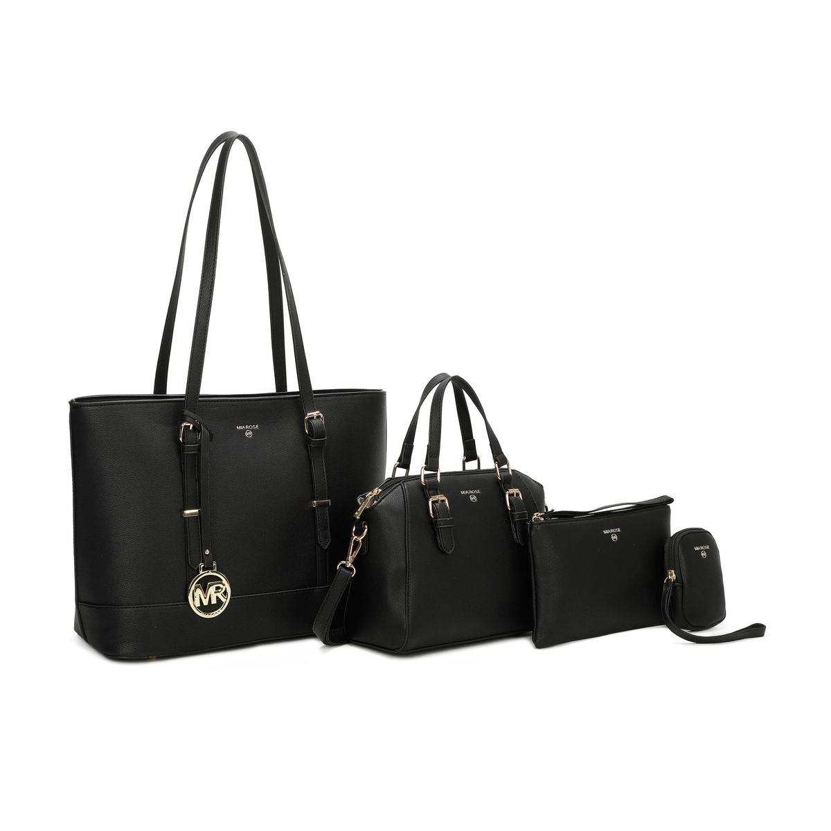 MIA ROSE - SET DE CARTERAS BELISA PARA MUJER- MIA ROSE 4 PZS