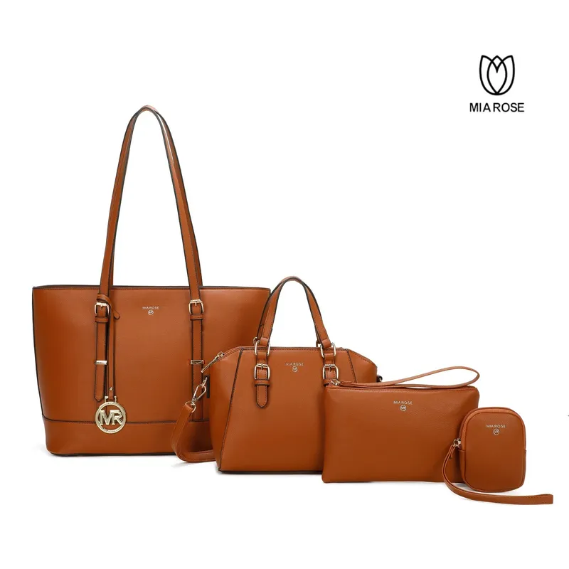 MIA ROSE - SET DE CARTERAS BELISA PARA MUJER- MIA ROSE 4 PZS