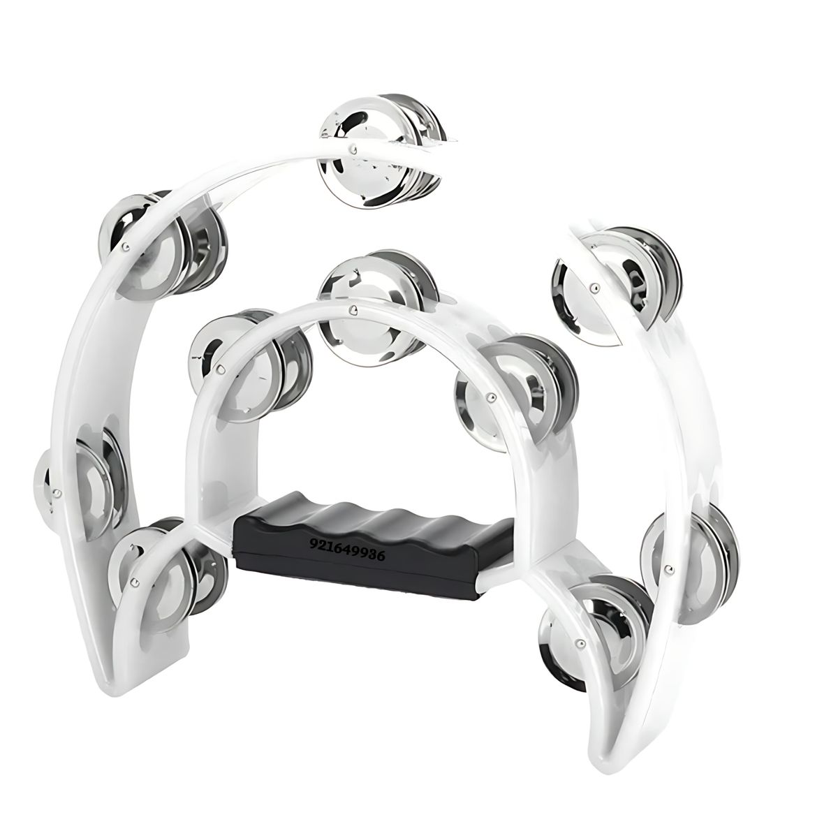 GENERICO - PANDERETA MEDIA LUNA  Blanco