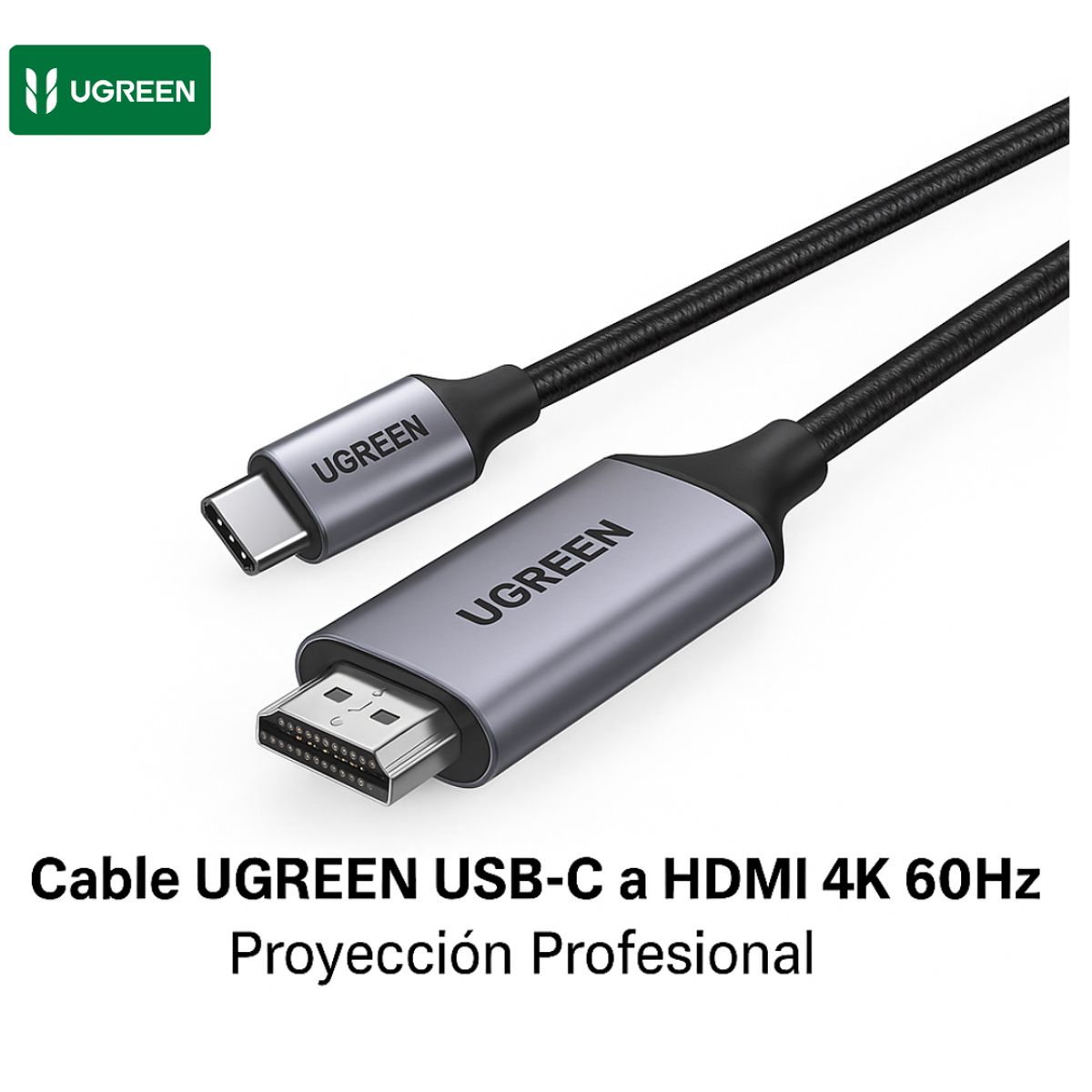 UGREEN - Cable Adaptador Convertidor UGREEN Type C a HDMI 4K 60Hz
