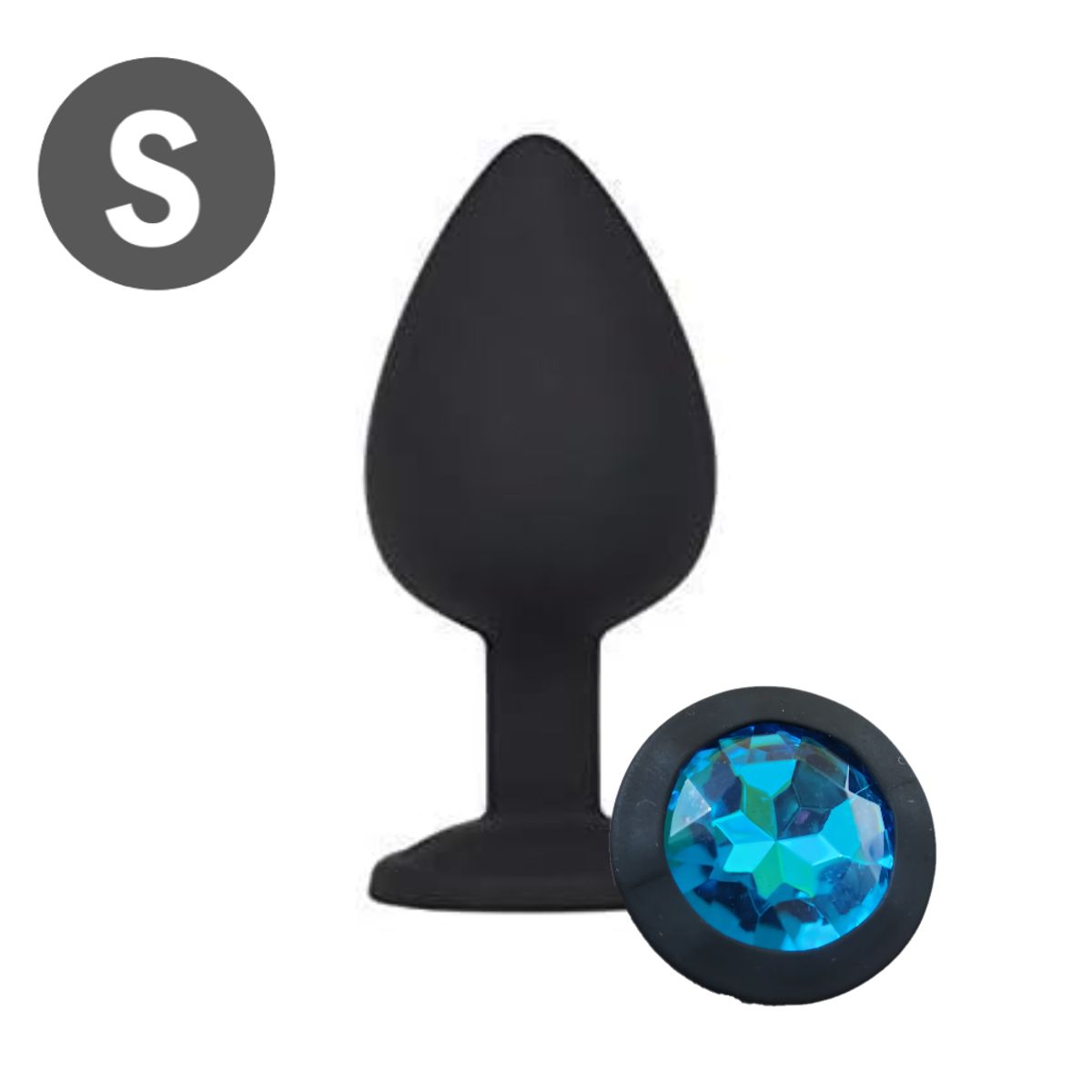 GENERICO - Plug Anal De Silicona 7.5 x 3 cm