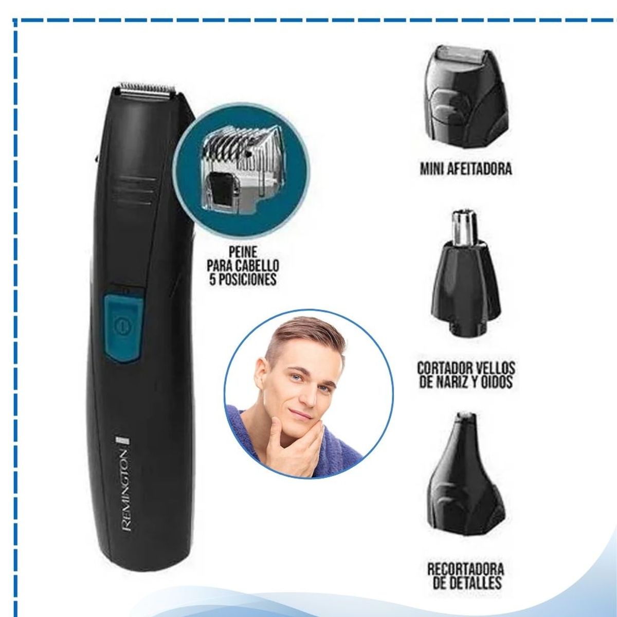 REMINGTON - Maquina Cortadora de Barba Remington 5 en 1 - PG181