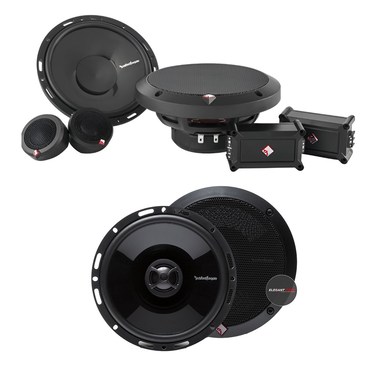 JET - Combo De Audio Rockford P1 Premiun Alta Fidelidad