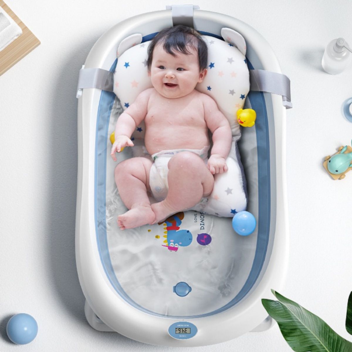 GENERICO - Bañera plegable Cris termómetro