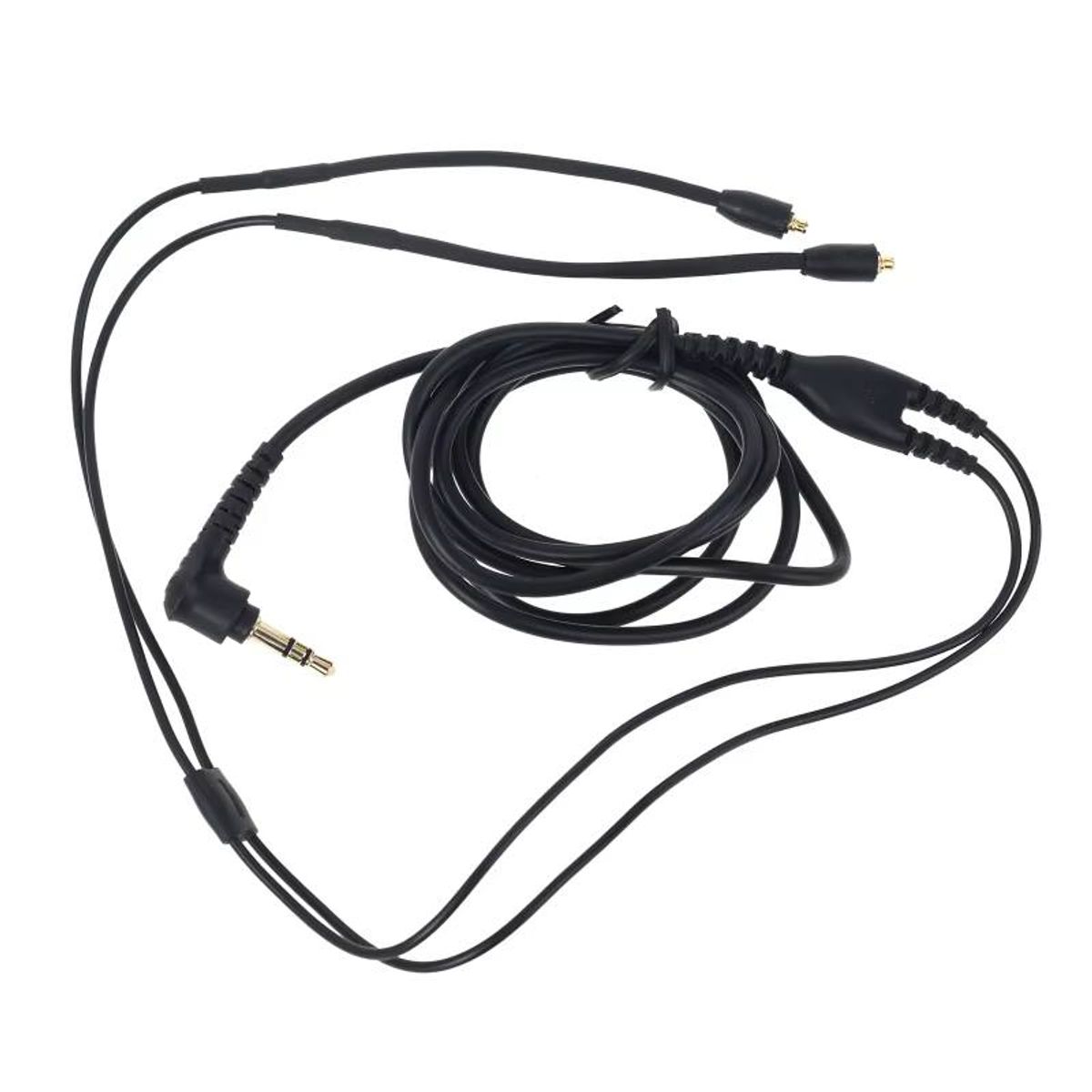 GENERICO - Cable Para audífono Shure Se215 Se315 Se425 Se535 Se846 negro