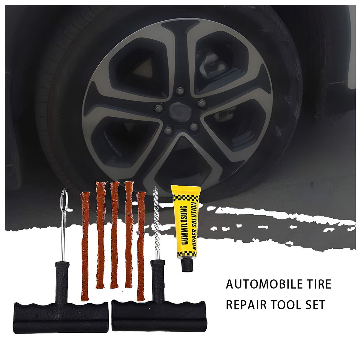 GENERICO - kit de Herramientas reparacion de neumaticos