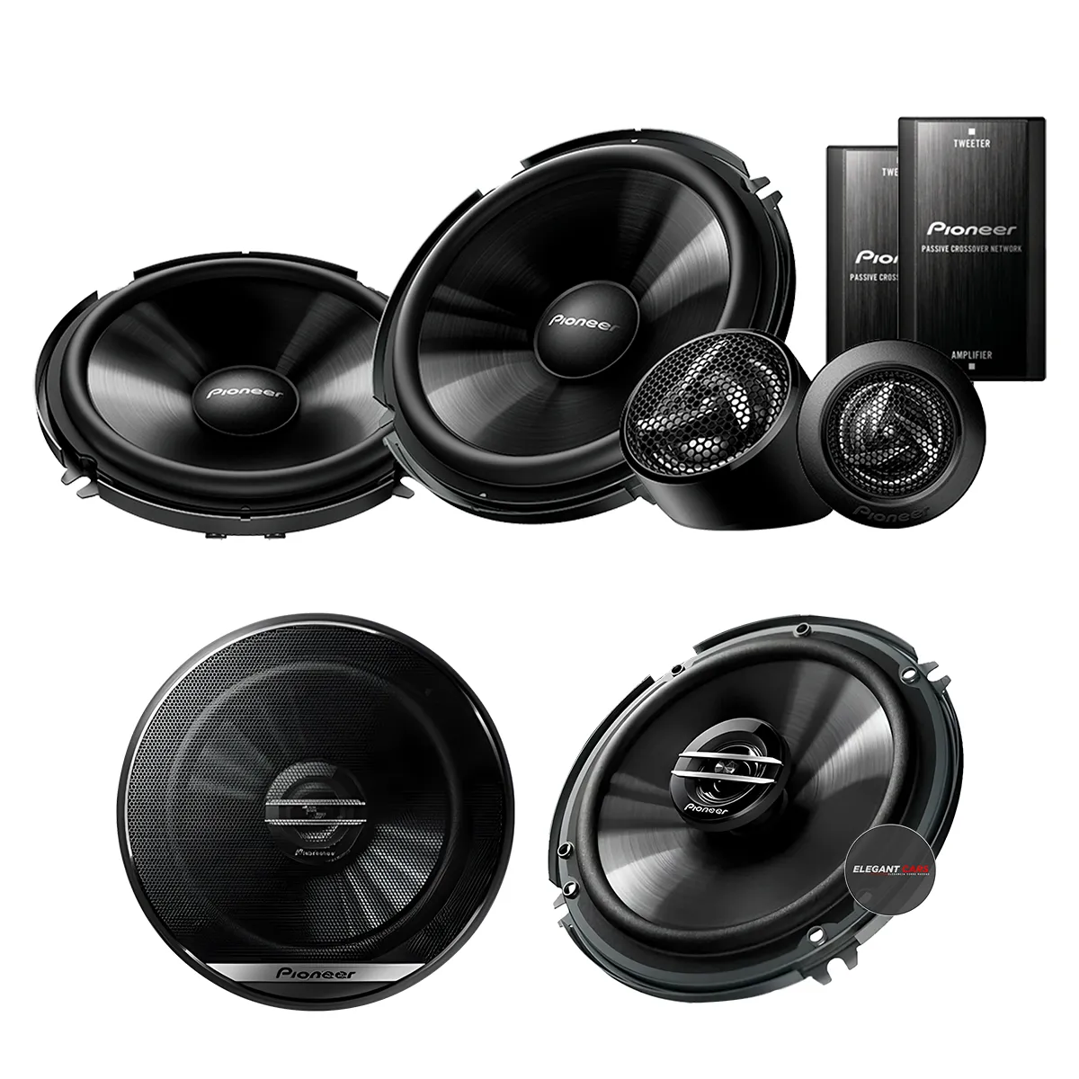JET - Combo Pioneer Set Parlantes +componentes Auto Camioneta