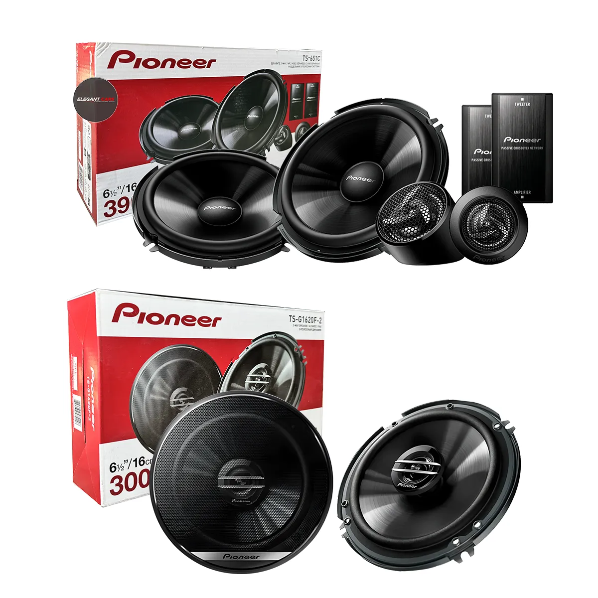JET - Combo Pioneer Set Parlantes +componentes Auto Camioneta