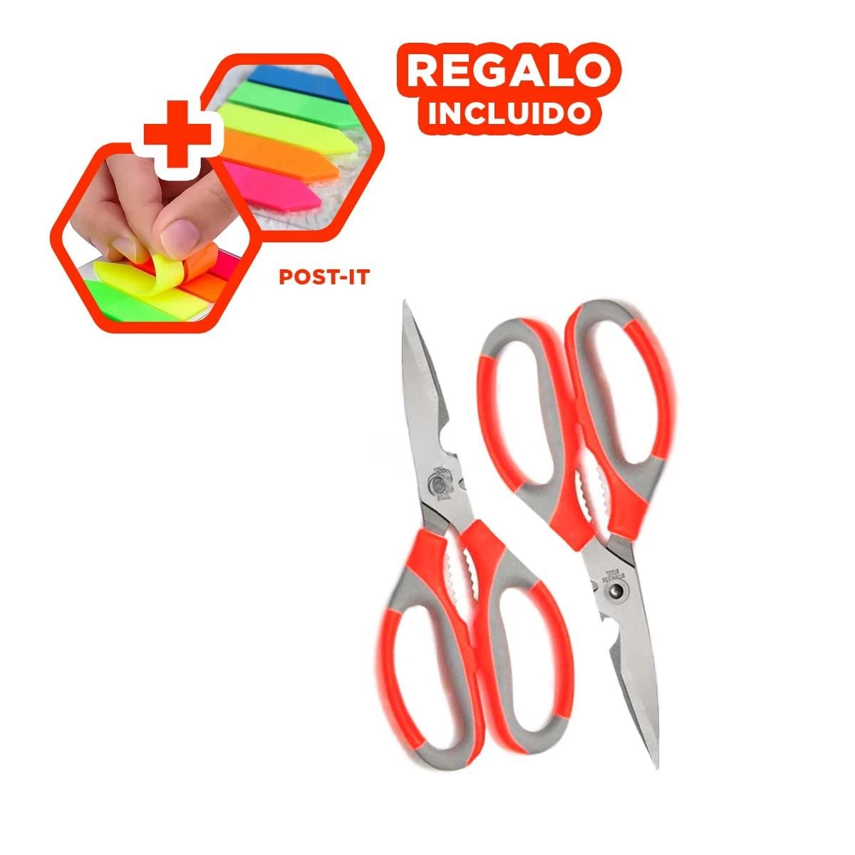 GENERICO - Abridor de Nuez y Cortador Practico Y+Post-it Adhesivos