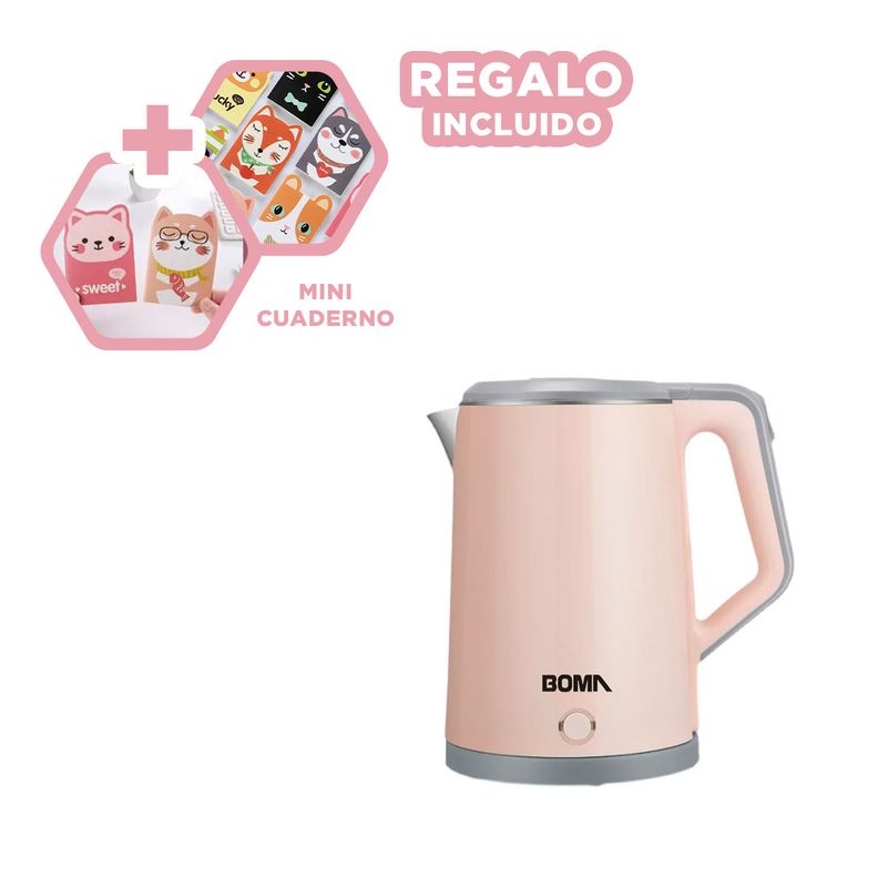 GENERICO - Pack6 Tetera para Te de 2L en Melon Y+Regalo Agendita