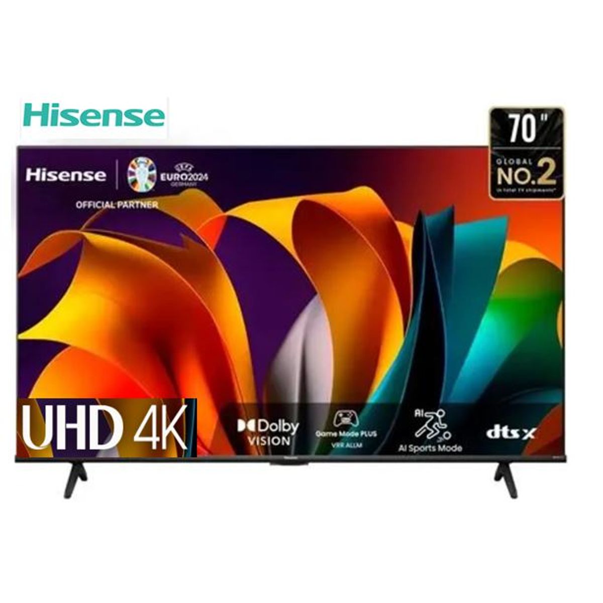 HISENSE - Televisor Hisense 70 Smart UHD 4K Vidaa 70A6N