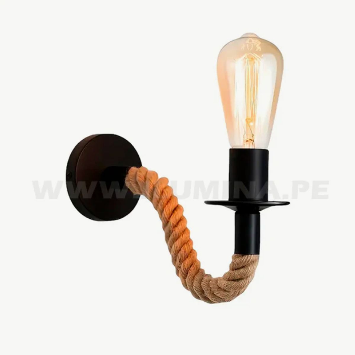 GENERICO - Aplique Lampara de Interior Black Led