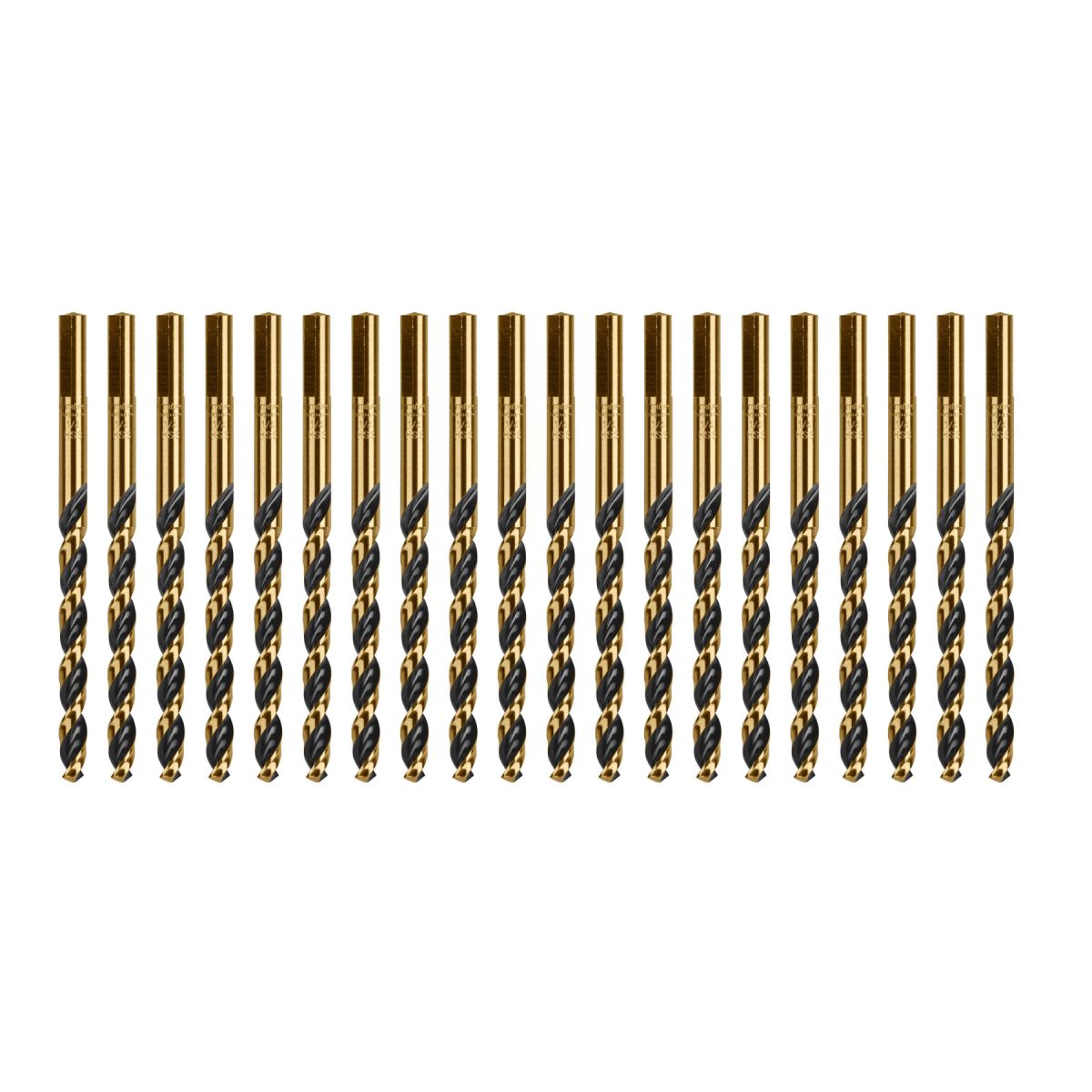 TRUPER - Juego de brocas 6.5mm 1/4" para metal caja 20 unidades Truper