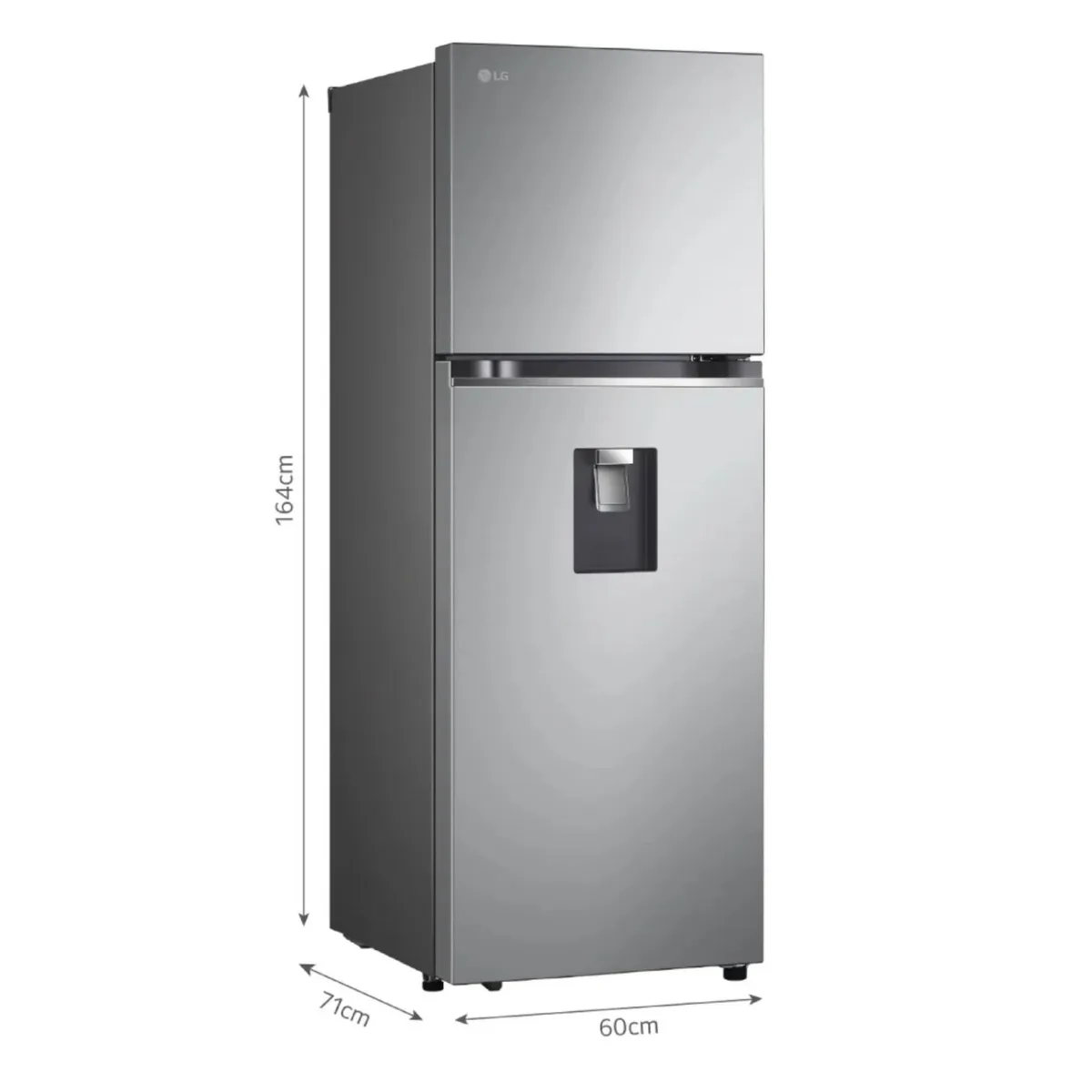 LG - Refrigeradora LG 314LT Door Cooling GT31WPP Plateado