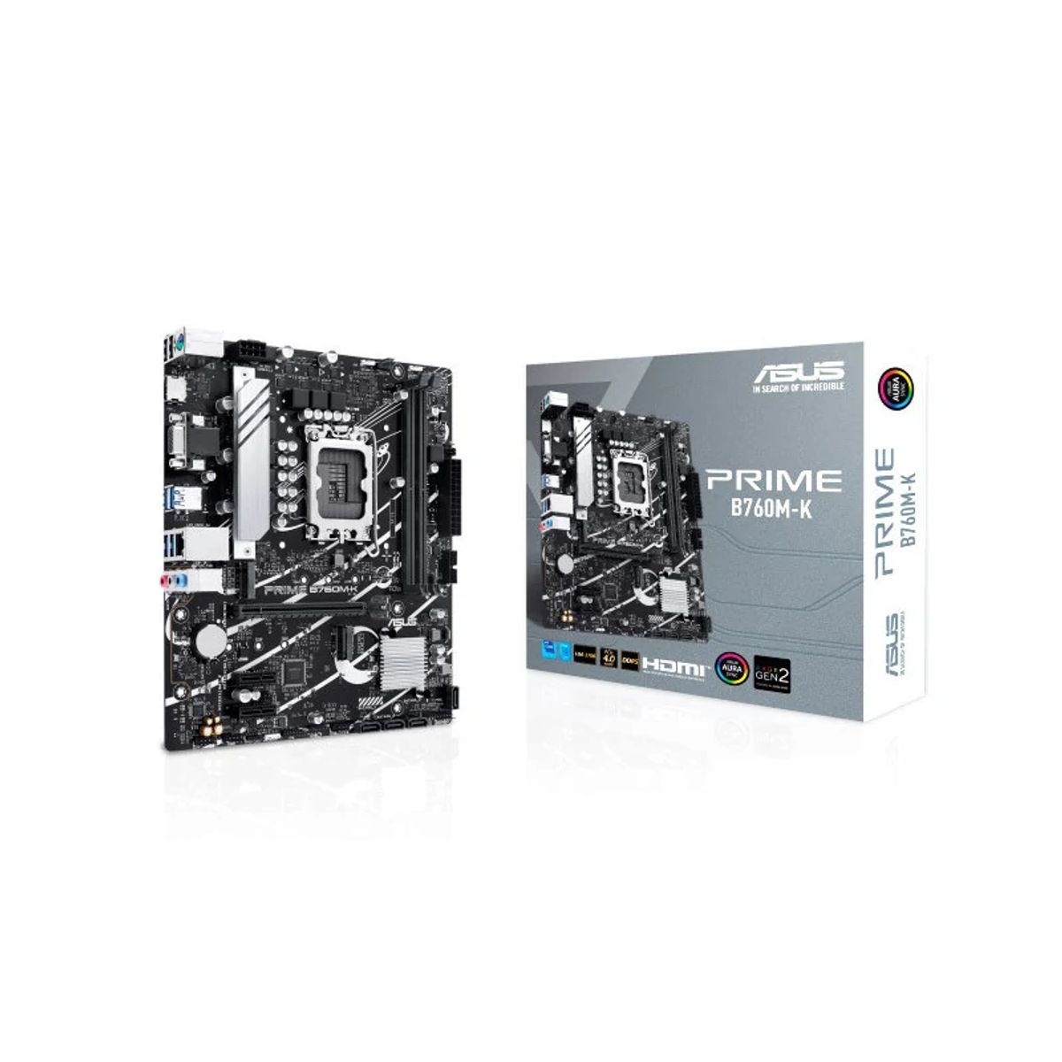 ASUS - Motherboard ASUS PRIME B760M-K Chipset Intel B760 LGA1700 micro-ATX