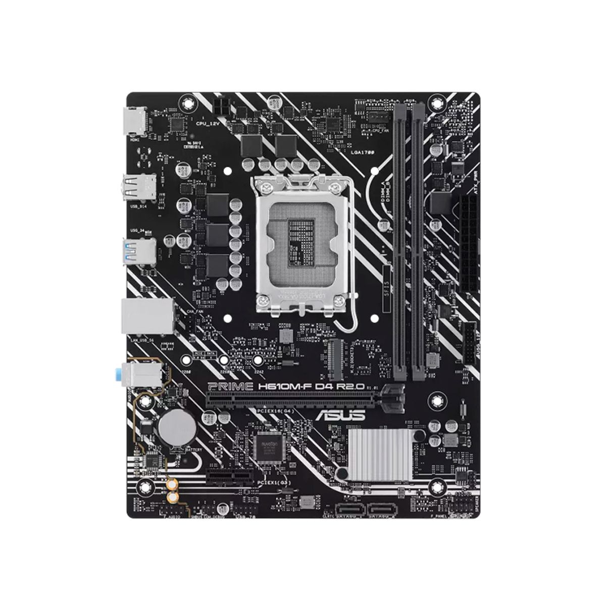 ASUS - Motherboard ASUS PRIME H610M-F D4 R20 Intel H610 LGA1700 micro-ATX