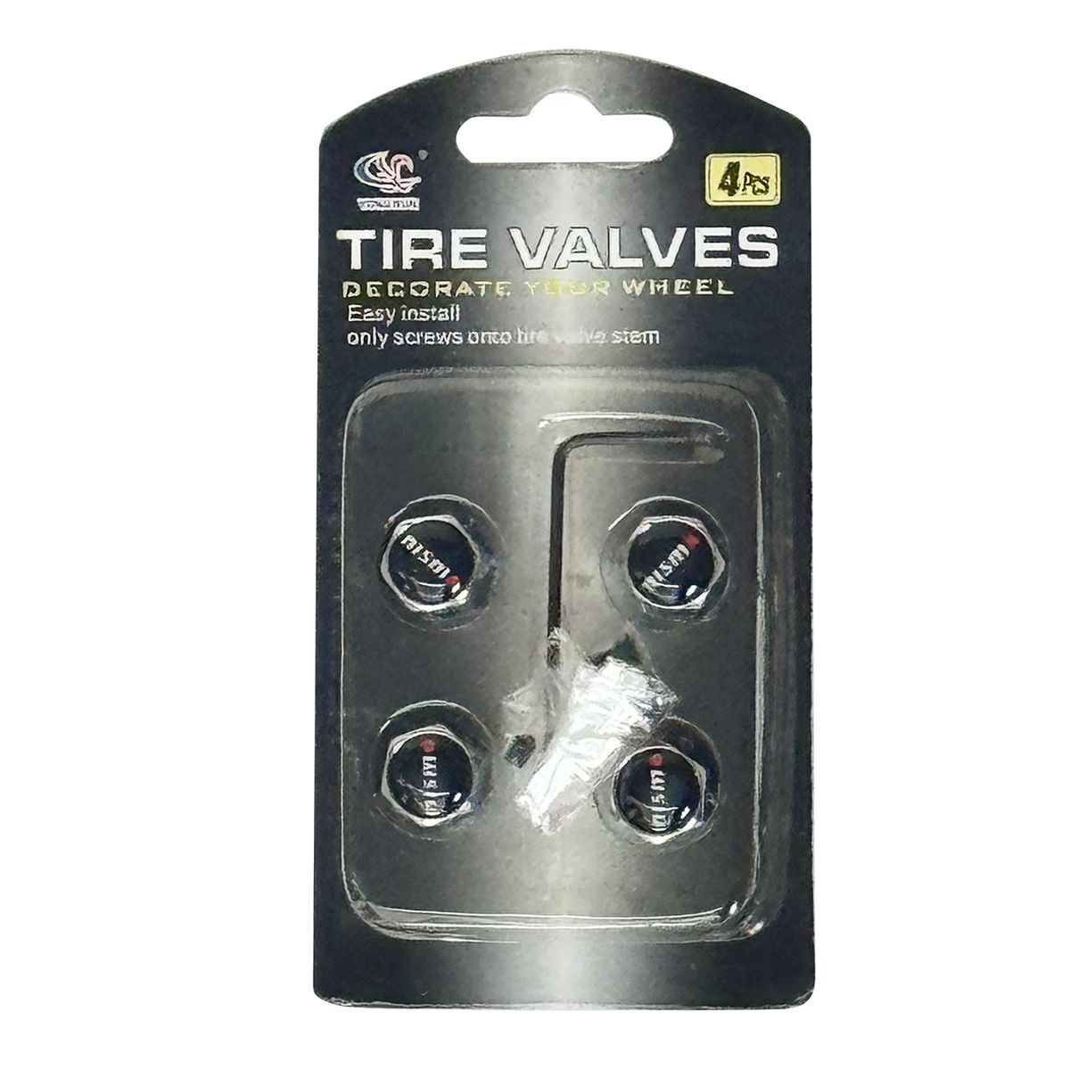 GENERICO - Tapa de píton Con Seguro NISMO 4pcs