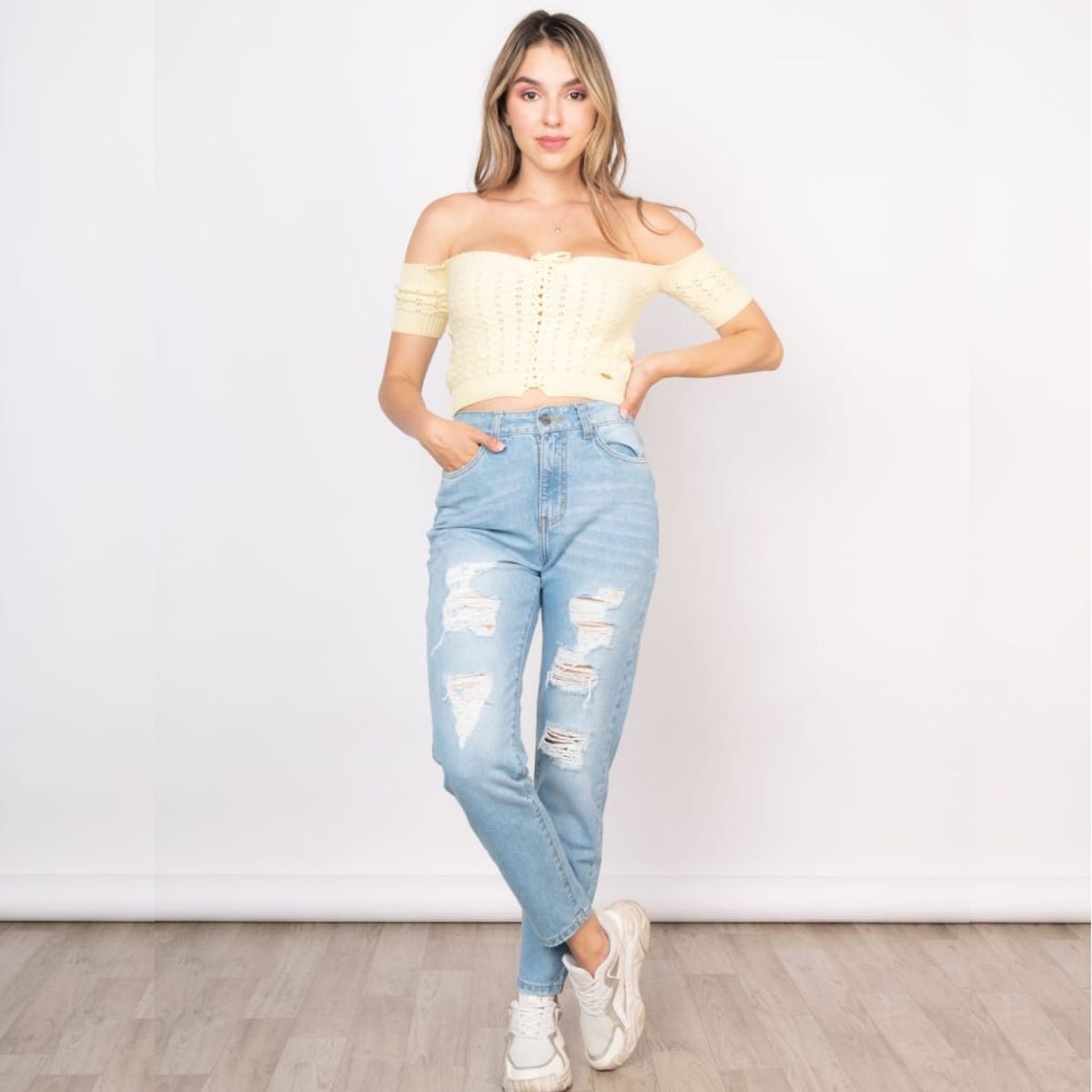 JAROLA - Mom Jeans Destroyer Jarola Zoe