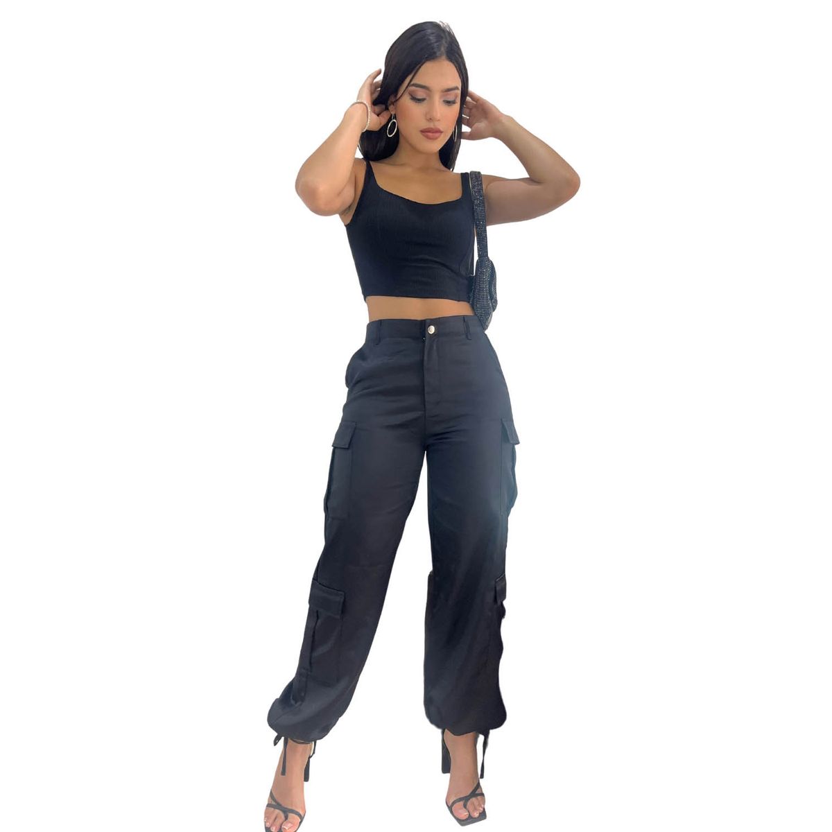 JAROLA - Pantalón Cargo Seda Jarola Xime