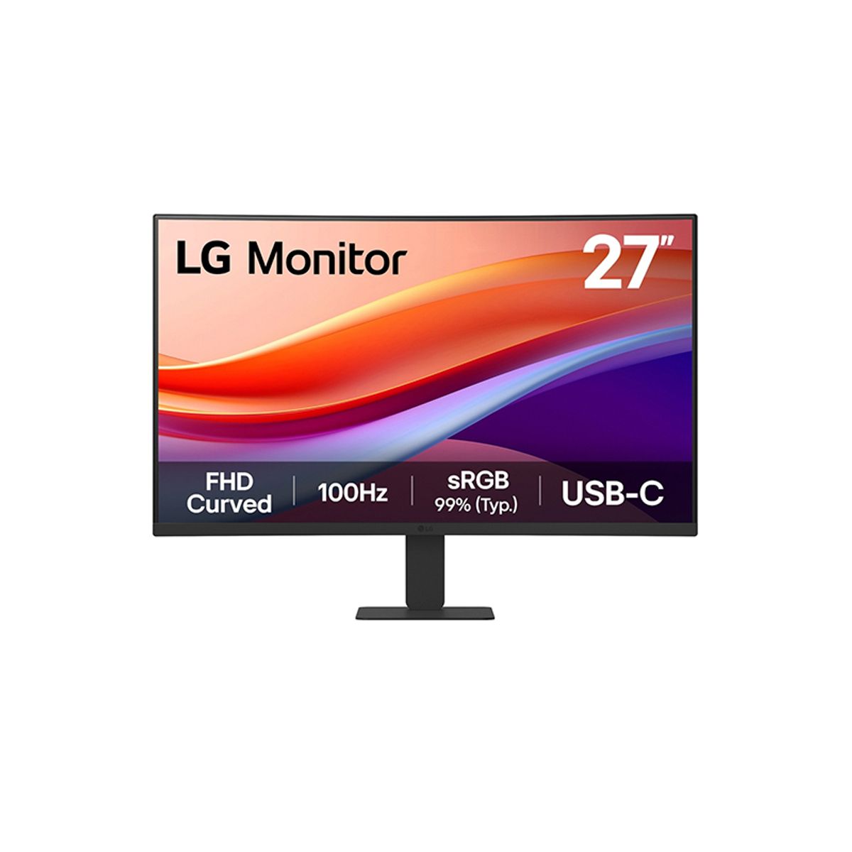 LG - Monitor LG 27U421A-B Curvo (1500R) 27 FHD VA HDMI USB-C