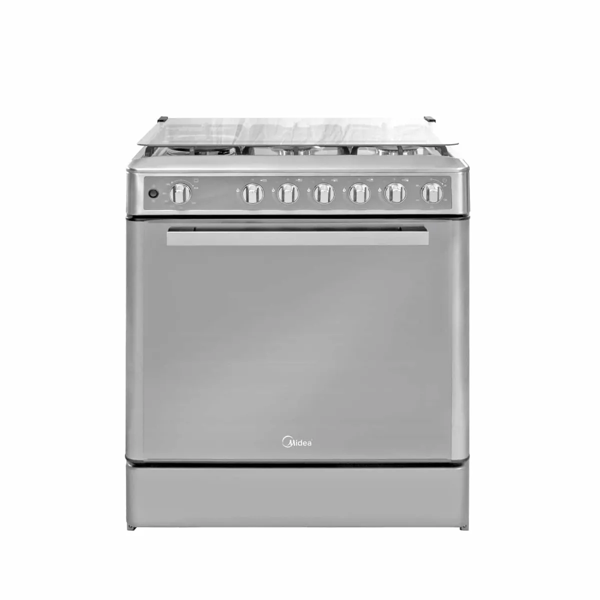 MIDEA - Cocina a Gas Midea MGS30F2LCCWSS-PE 30’’ 5 Hornillas Acero Inoxidable