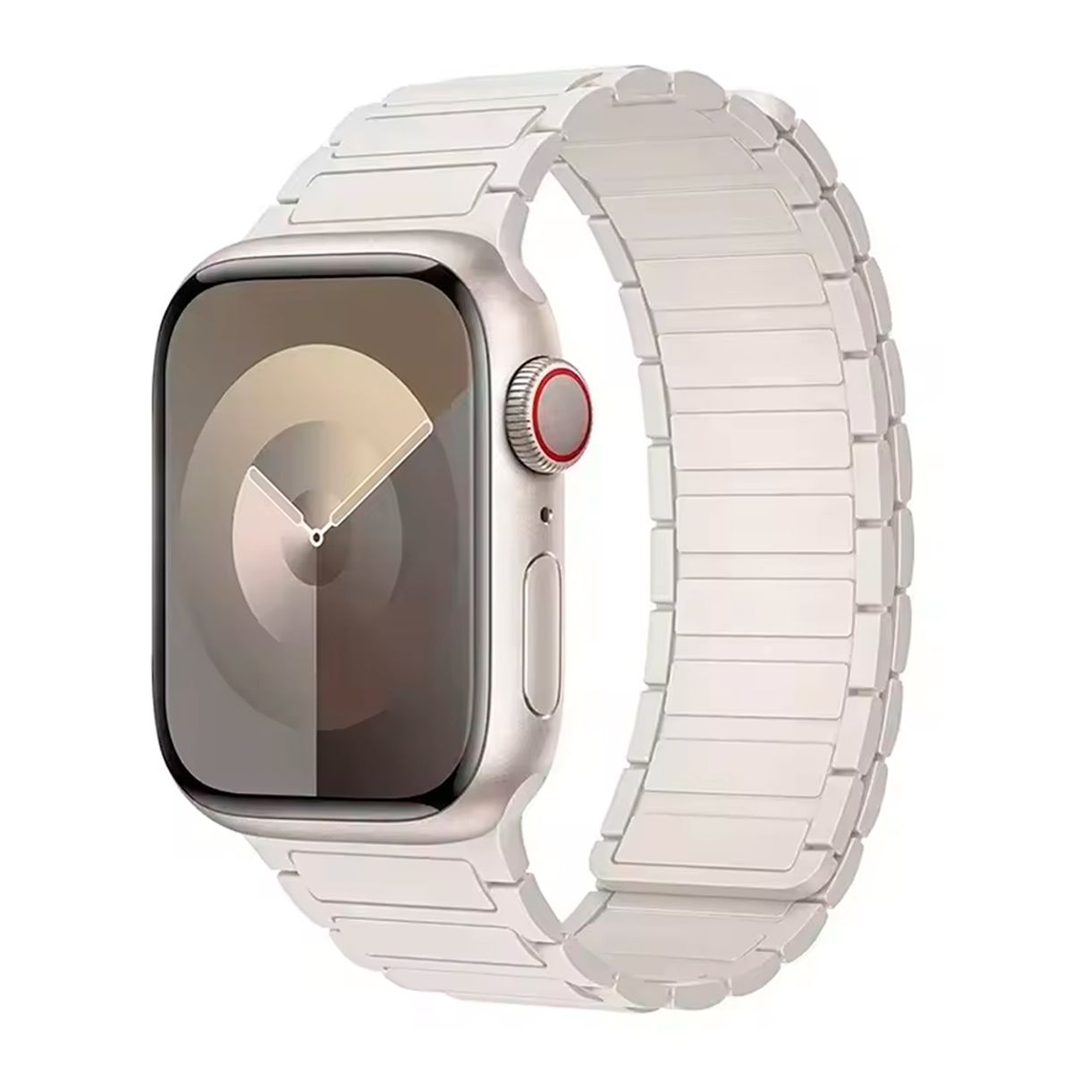 GENERICO - Correa de Bucle Magnético 49mm para Apple Watch Ultra 2 - Starlight