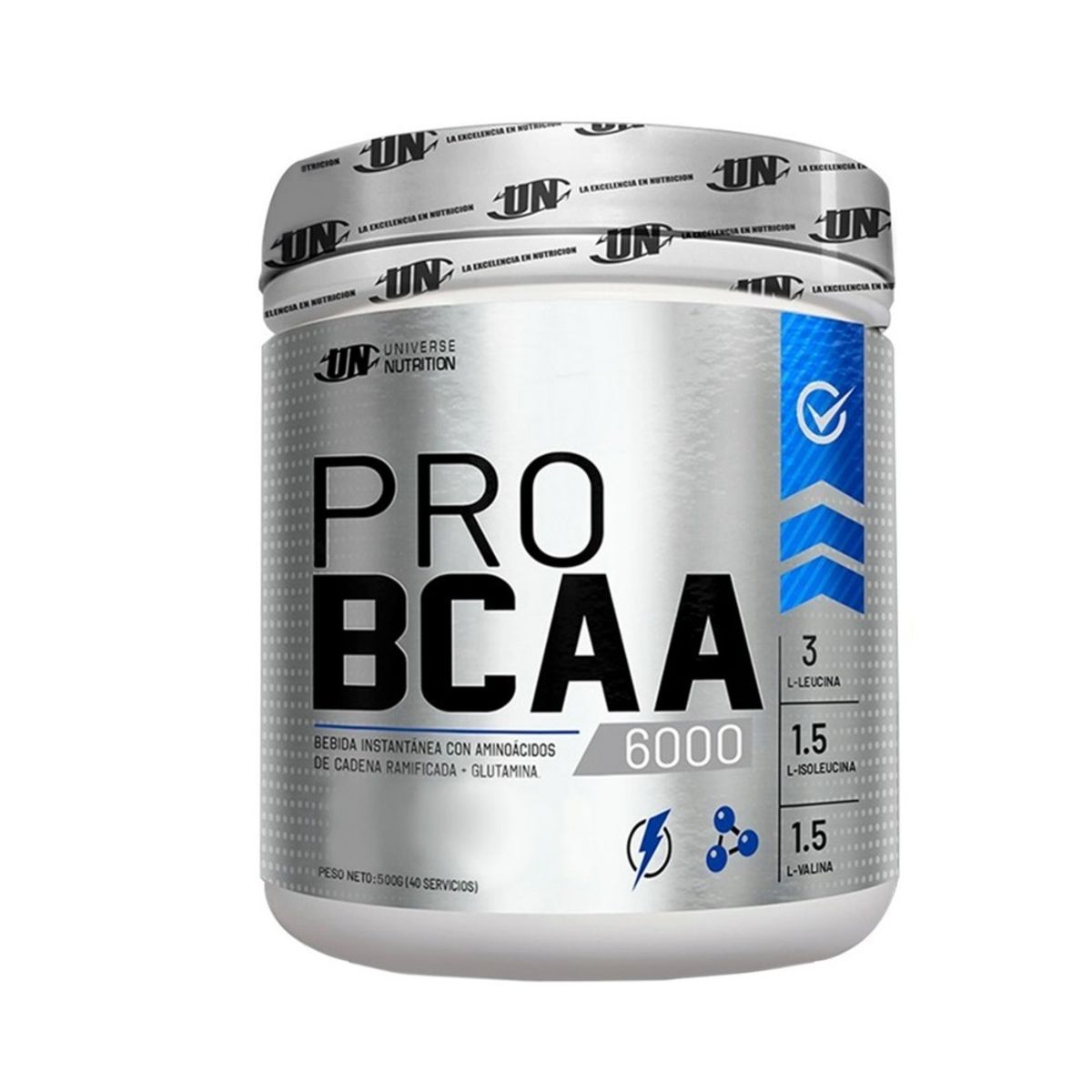 UNIVERSE NUTRITION - PRO BCCA 6000 AMINOACIDO 500G NARANJA UNIVERSE NUTRITION