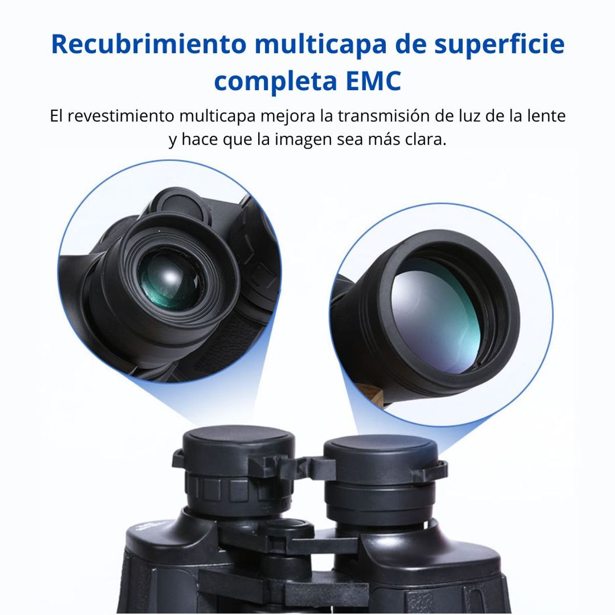 COMET - Binoculares Profesionales COMET 20x50 1000M con Lente FMC Antirreflejo