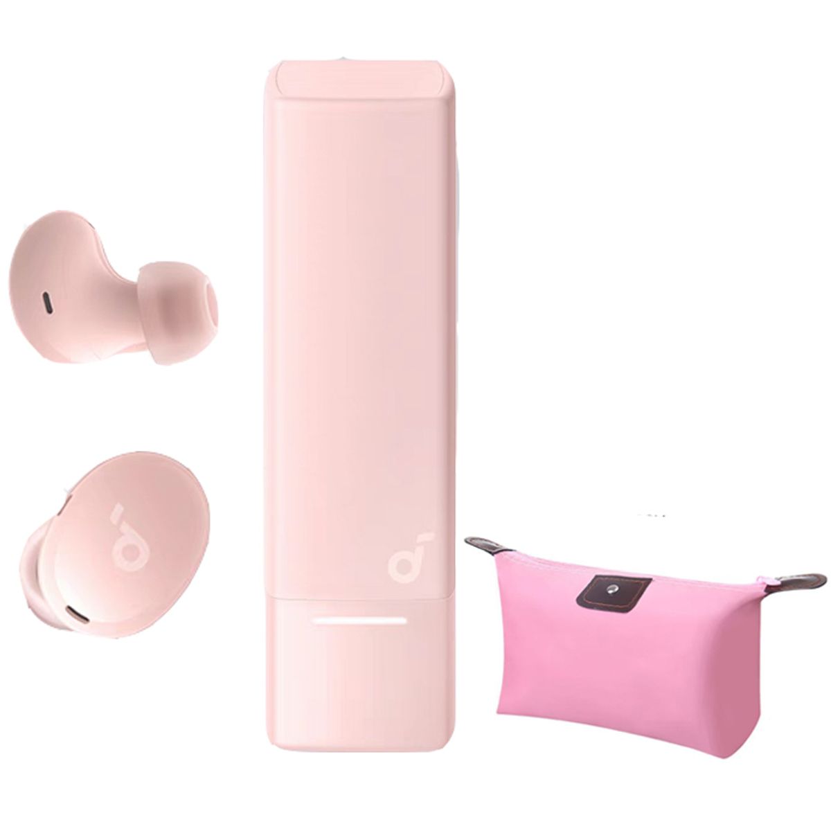 SOUNDCORE - Audifono True Wireless Noise Cancelling A30i Soundcore Rosa y Estuche