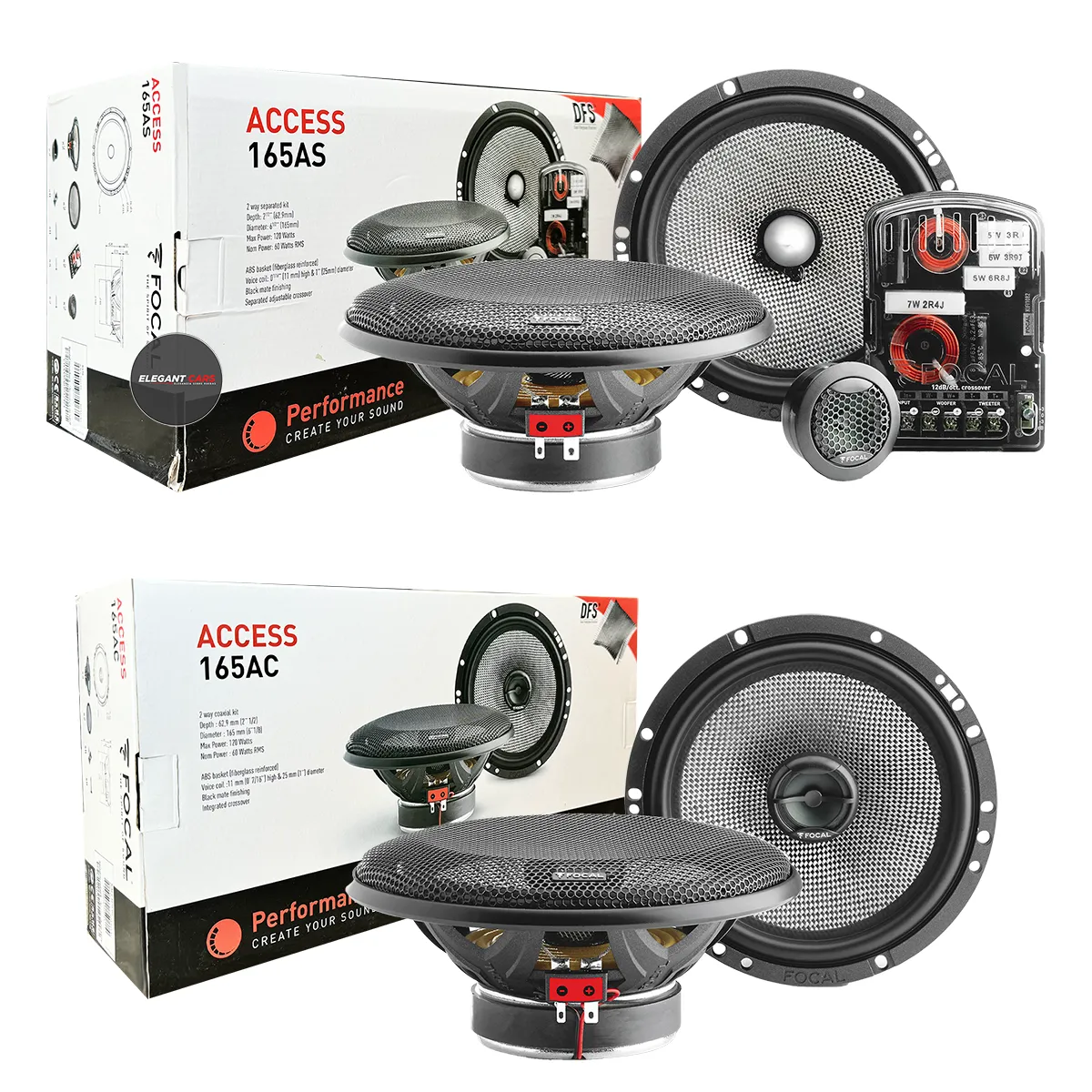 GENERICO - Combo De Audio Focal Acces Componentes +Parlantes premiun