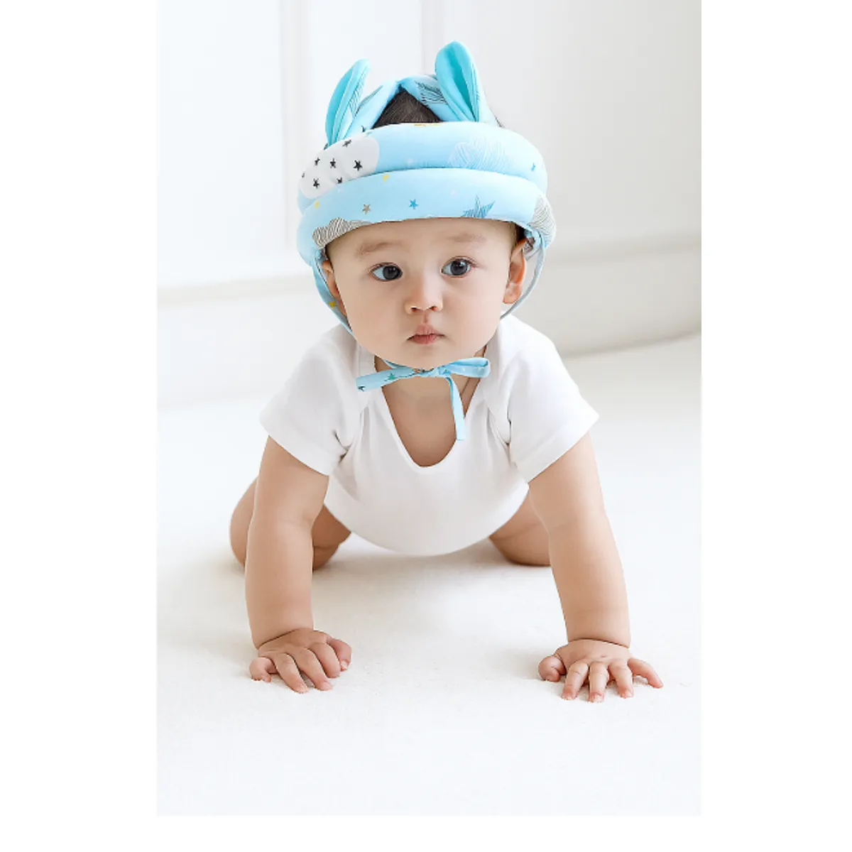 GENERICO - Gorro Protector Anticaída Para Bebés Celeste