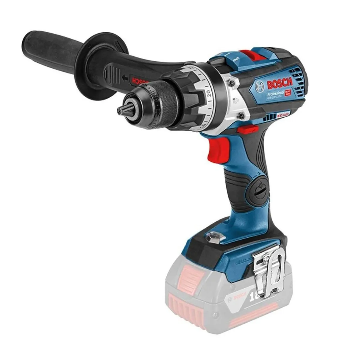 BOSCH - Taladro Percutor 1/2" 18V 150Nm 2 Bat 4.0 Ah Bosch GSB 18V-150 C