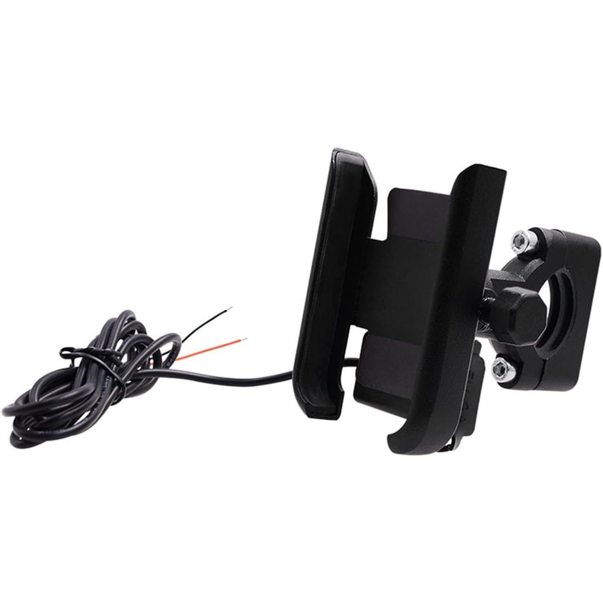 GENERICO - SOPORTE DE CELULAR PARA MOTO CON CARGADOR 2.1A  ENTRADA USB