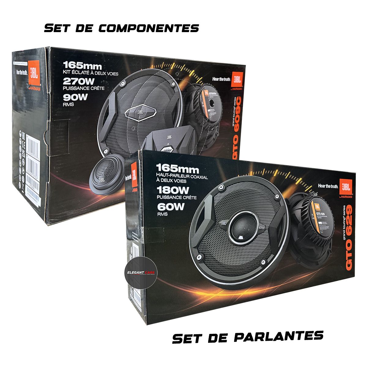 GENERICO - Combo De Audio JBL GTO Componentes +Parlantes Premiun