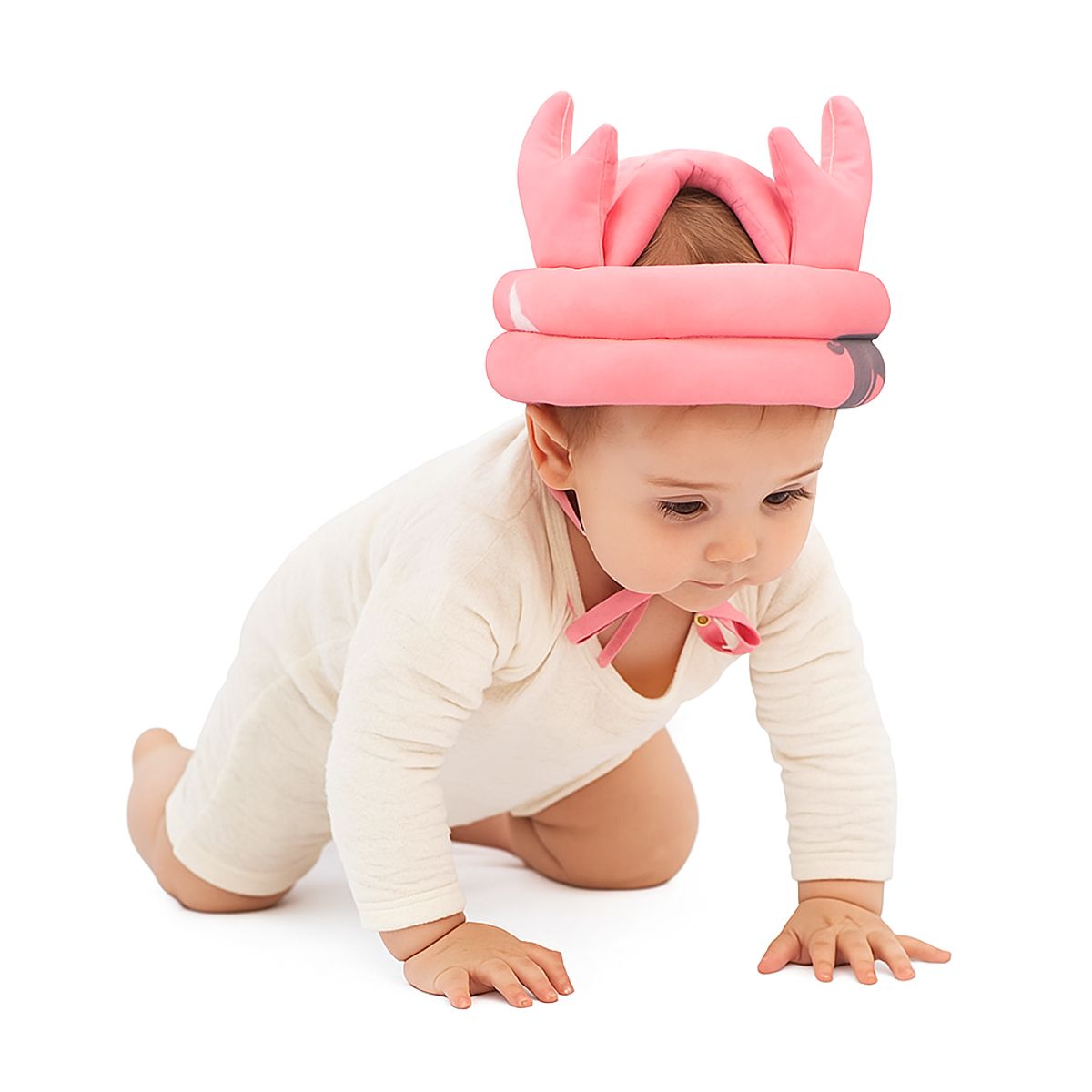 GENERICO - Gorro Protector Anticaída Para Bebés Rosado