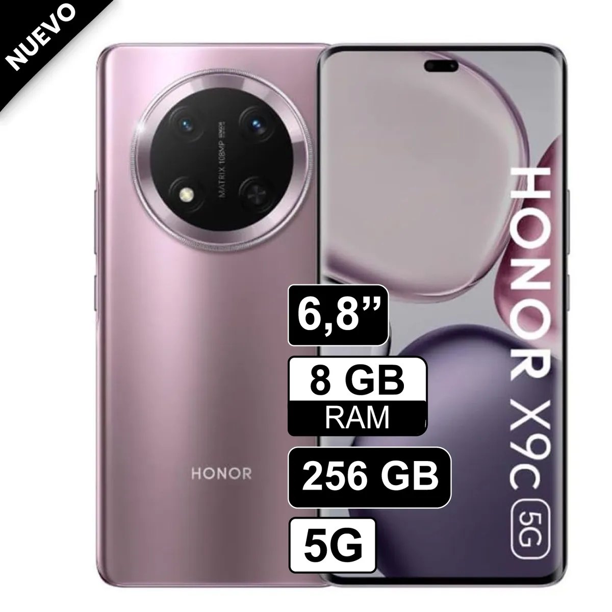 HONOR - Celular Honor X9C Smart 256GB 8GB RAM cámara principal 108MP + 16MP frontal 6,8 Pulg Morado