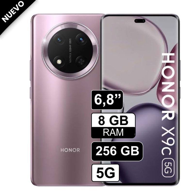 HONOR - Celular Honor X9C Smart 256GB 8GB RAM cámara principal 108MP + 16MP frontal 6,8 Pulg Morado