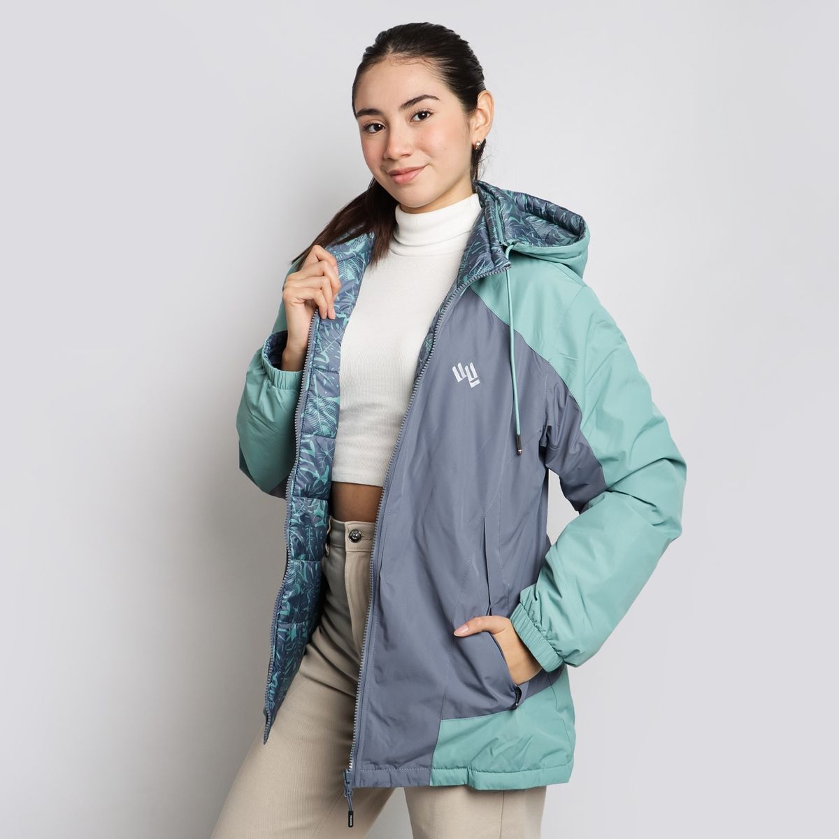 WALKING - Casaca Reversible Mujer Walking MSD20115