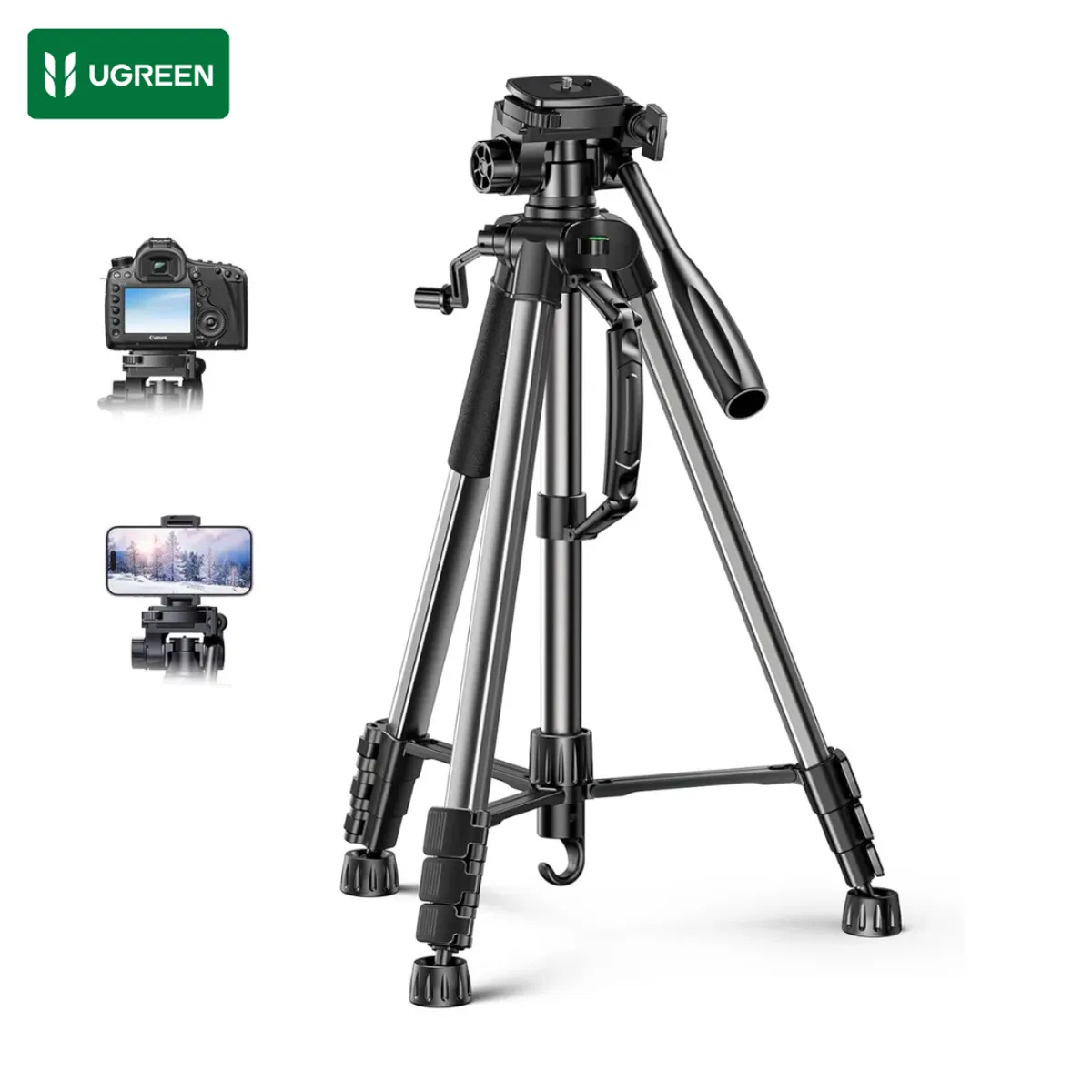 UGREEN - Trípode Profesional UGREEN LP661 175cm para Cámara y Celular