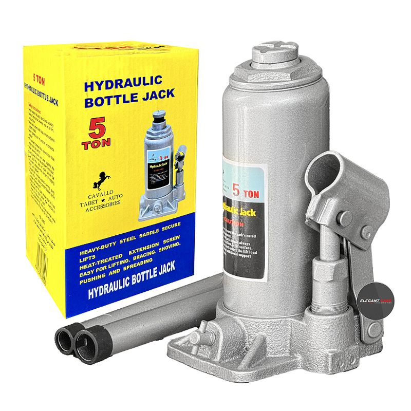 GENERICO - Gata Botella draulica 5T Color Silver