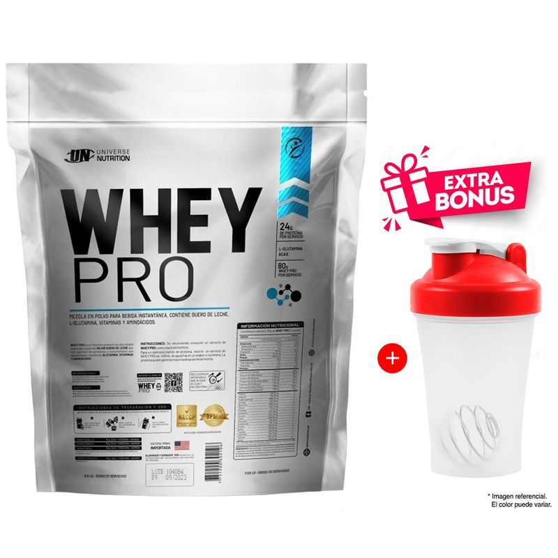 UNIVERSE NUTRITION - PROTEÍNA WHEY PRO 5KG VAINILLA UNIVERSE NUTRITION