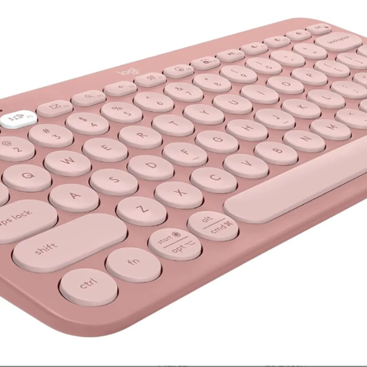 LOGITECH - Teclado Logitech Pebble Keys 2 K380 Multi-Device Bluetooth rosado