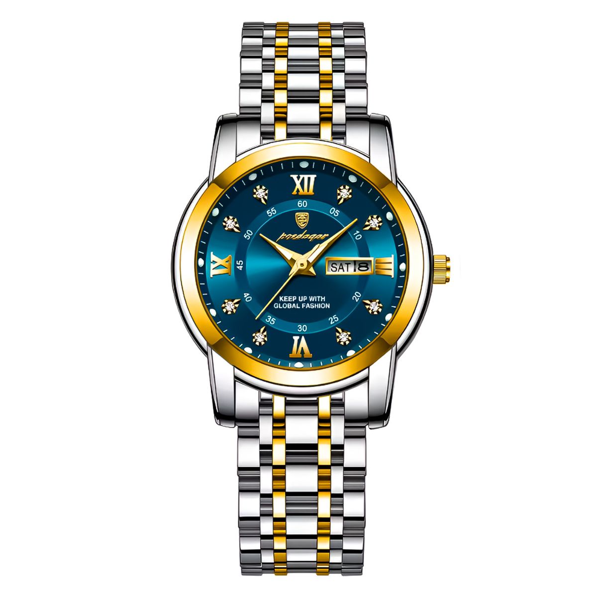 GENERICO - Reloj Hombre Poedagar Acero Plata POE-6