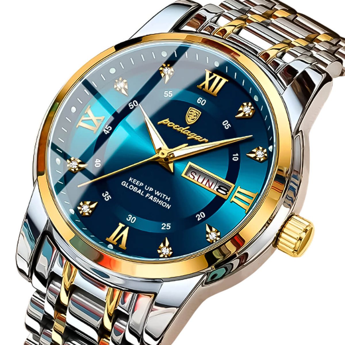 GENERICO - Reloj Hombre Poedagar Acero Plata POE-6