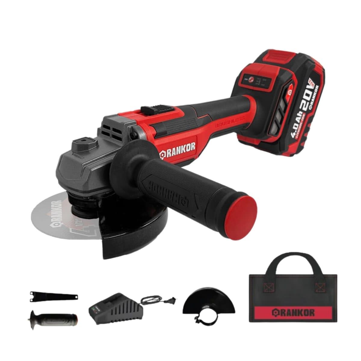 RANKOR - Combo amoladora inalambrica + llave de impacto 500nm Rankor