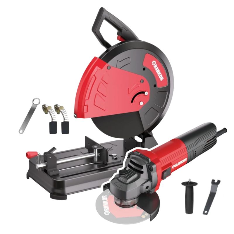RANKOR - Combo Tronzadora 2700w + amoladora 950w industrial Rankor