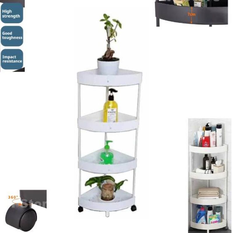 GENERICO - carrito de cocina móvil multicapa 4 niveles