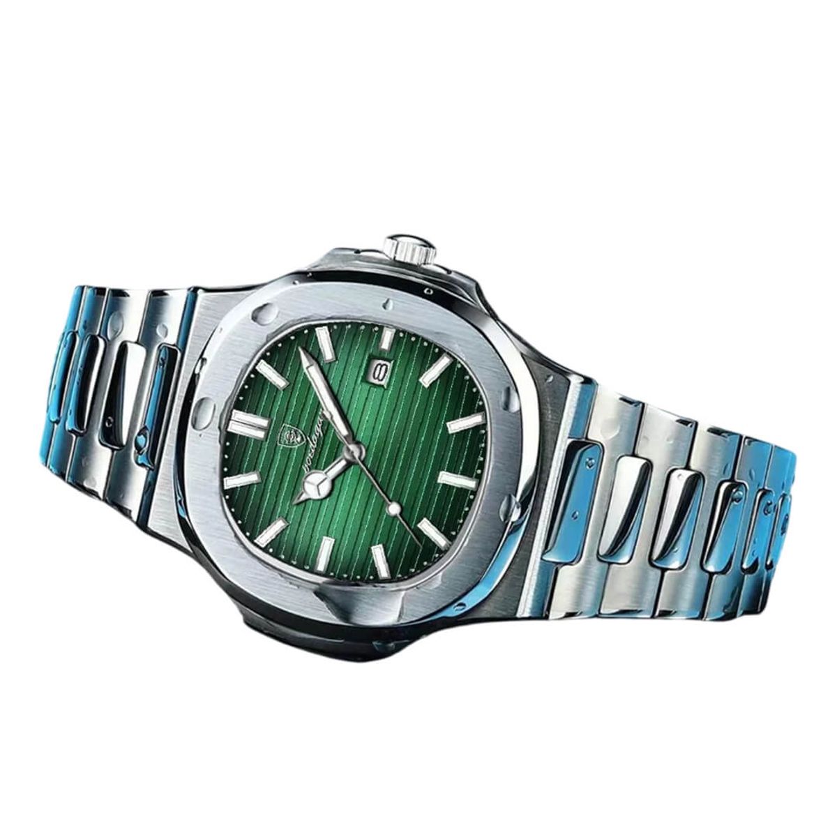 GENERICO - Reloj Hombre Poedagar Acero Plata Azúl POE-10