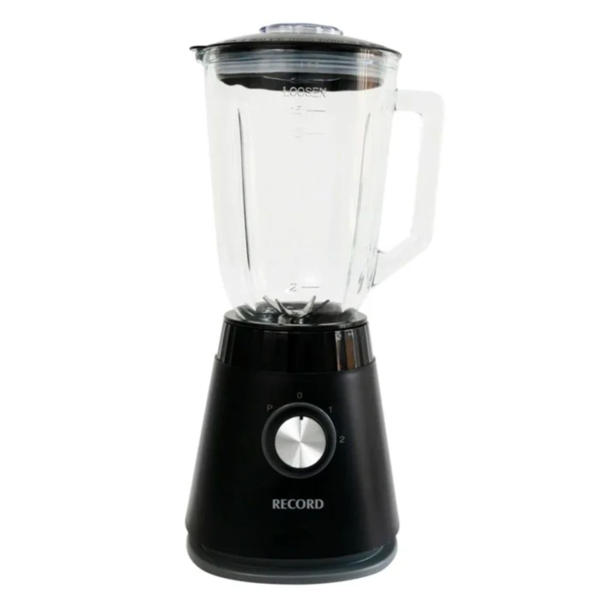 RECORD - Licuadora Record 600W Negra 2 Velocidades Modelo REC-BL822NE